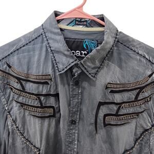 Youth XLL, Denim Like, Short Sleeve Shirt, by Roar Signature